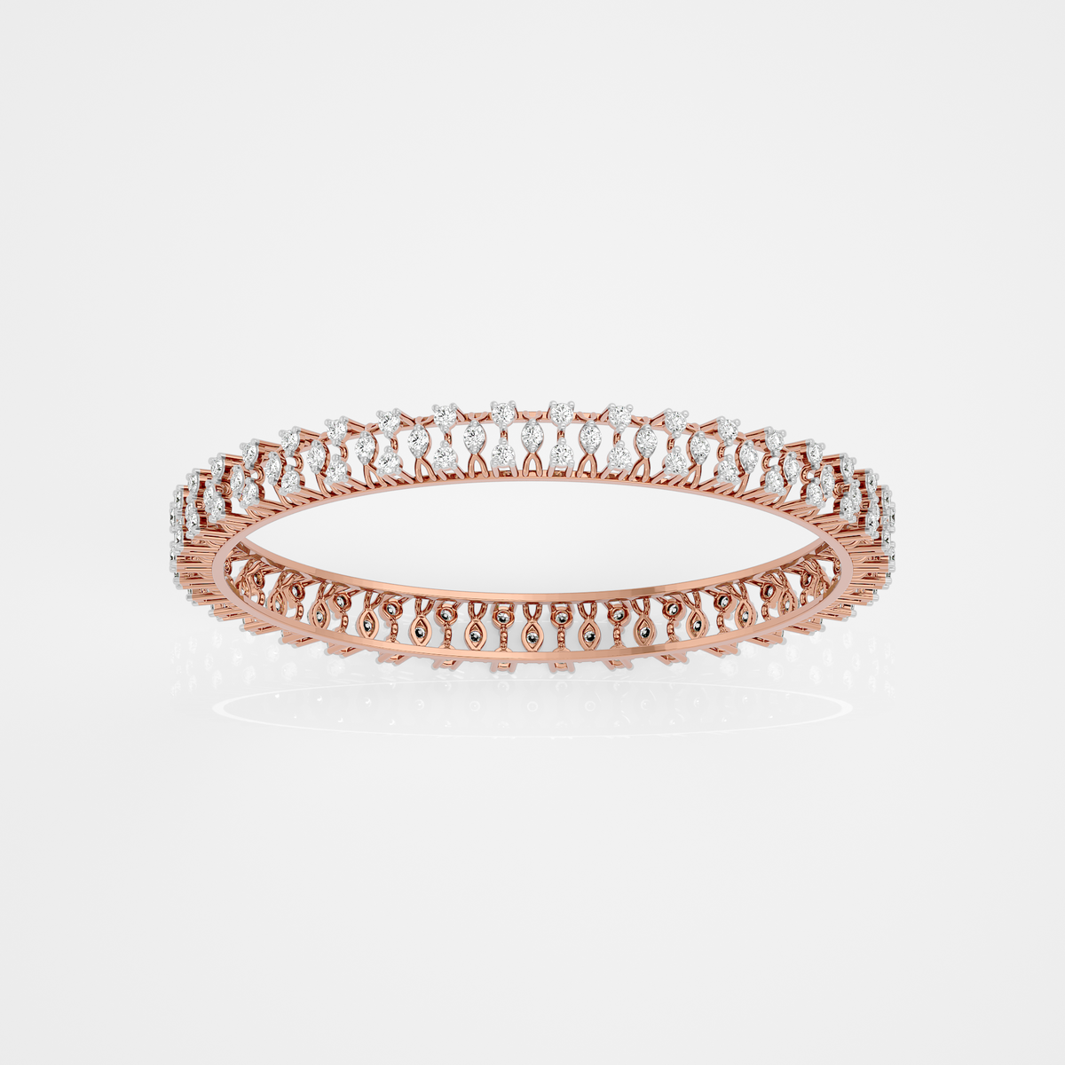 Rose gold / 10 kt / 2-0