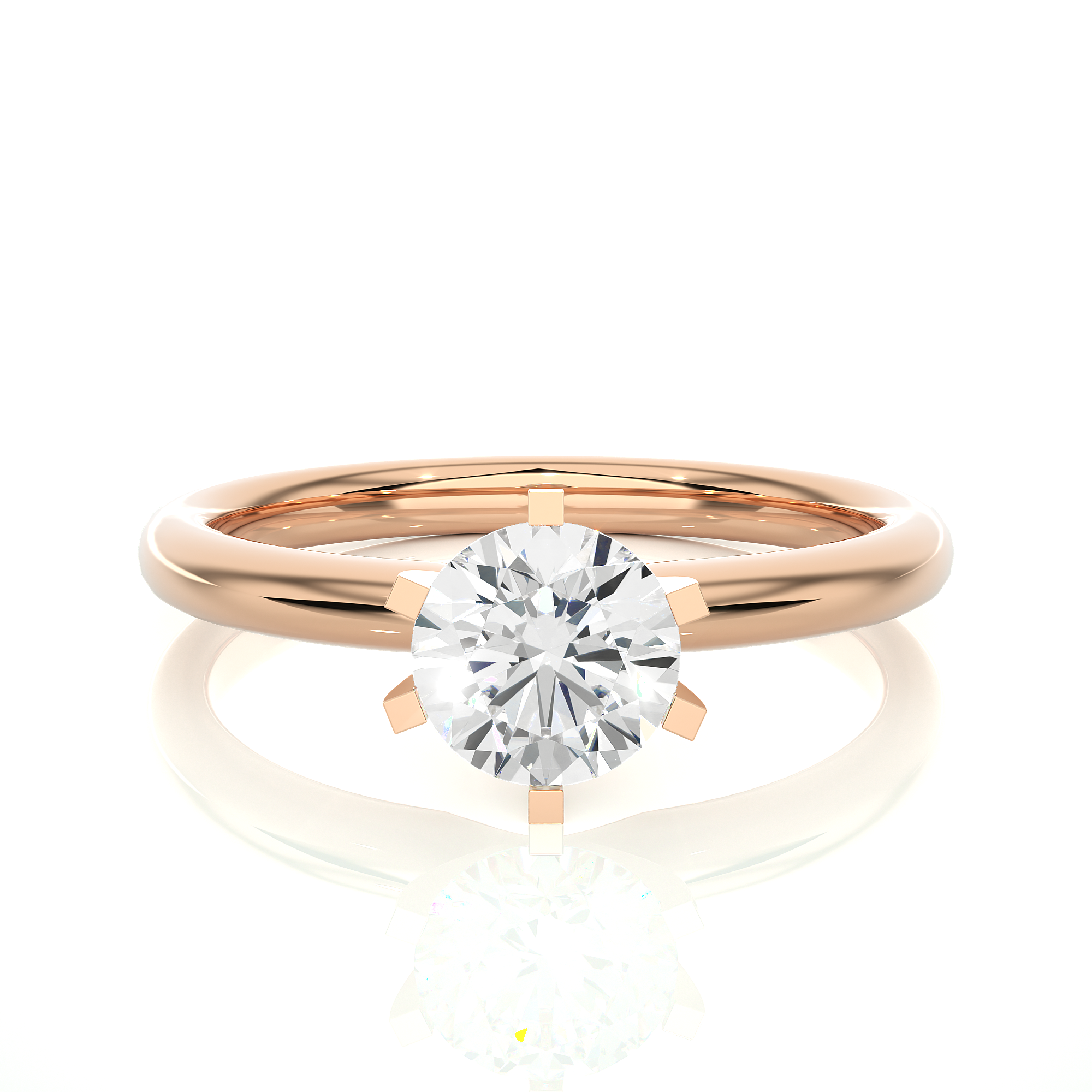 Ecliptic Glow Ring - 1.2 ct round