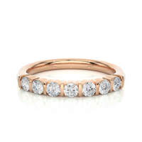 7 Round Brilliant Diamond Band