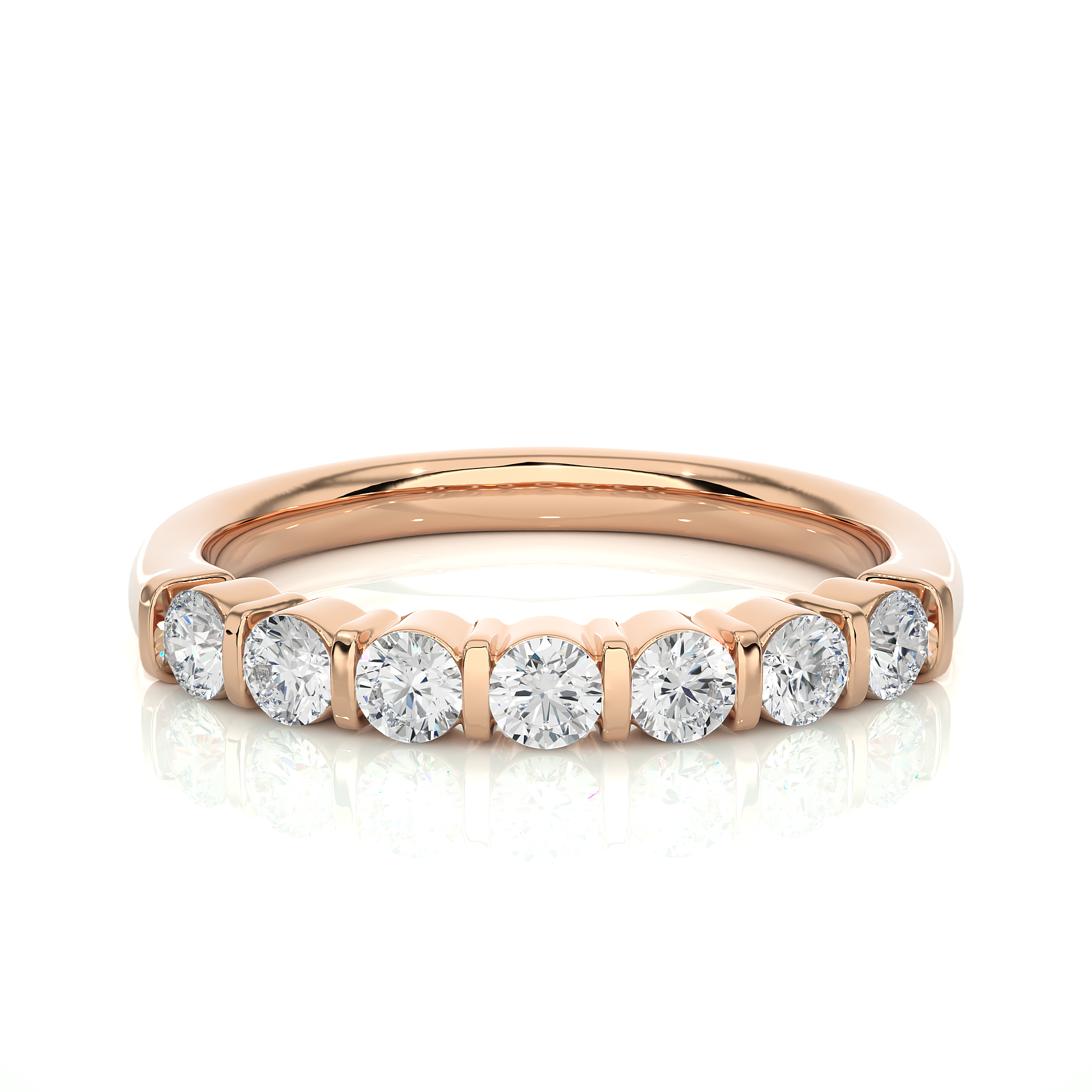 7 Round Brilliant Diamond Band