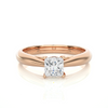 Lunara Ring - 0.8 ct princess