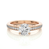 Aura Cascade Ring - 1 ct round