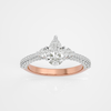 Serene Dewdrop Ring - 1.9 ct Pear