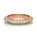 Two-Row Edge Diamond Band