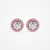 Amora Round Studs - 2.4 Round