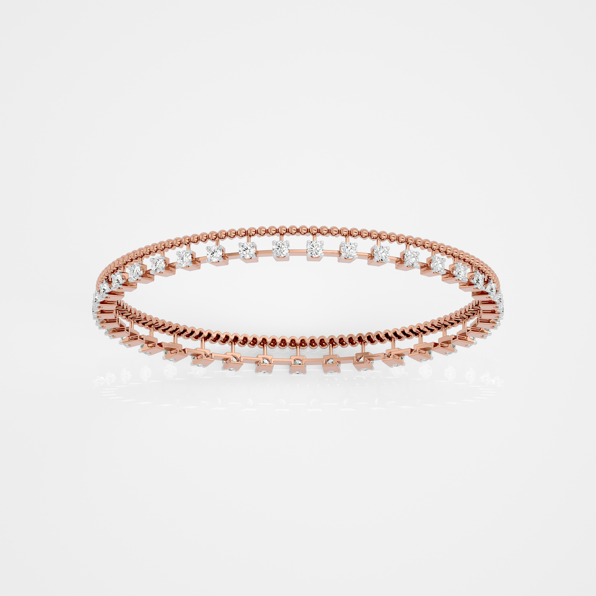 Rose gold / 10 kt / 2-0