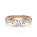 Echelon Spark Ring - 0.6 ct round