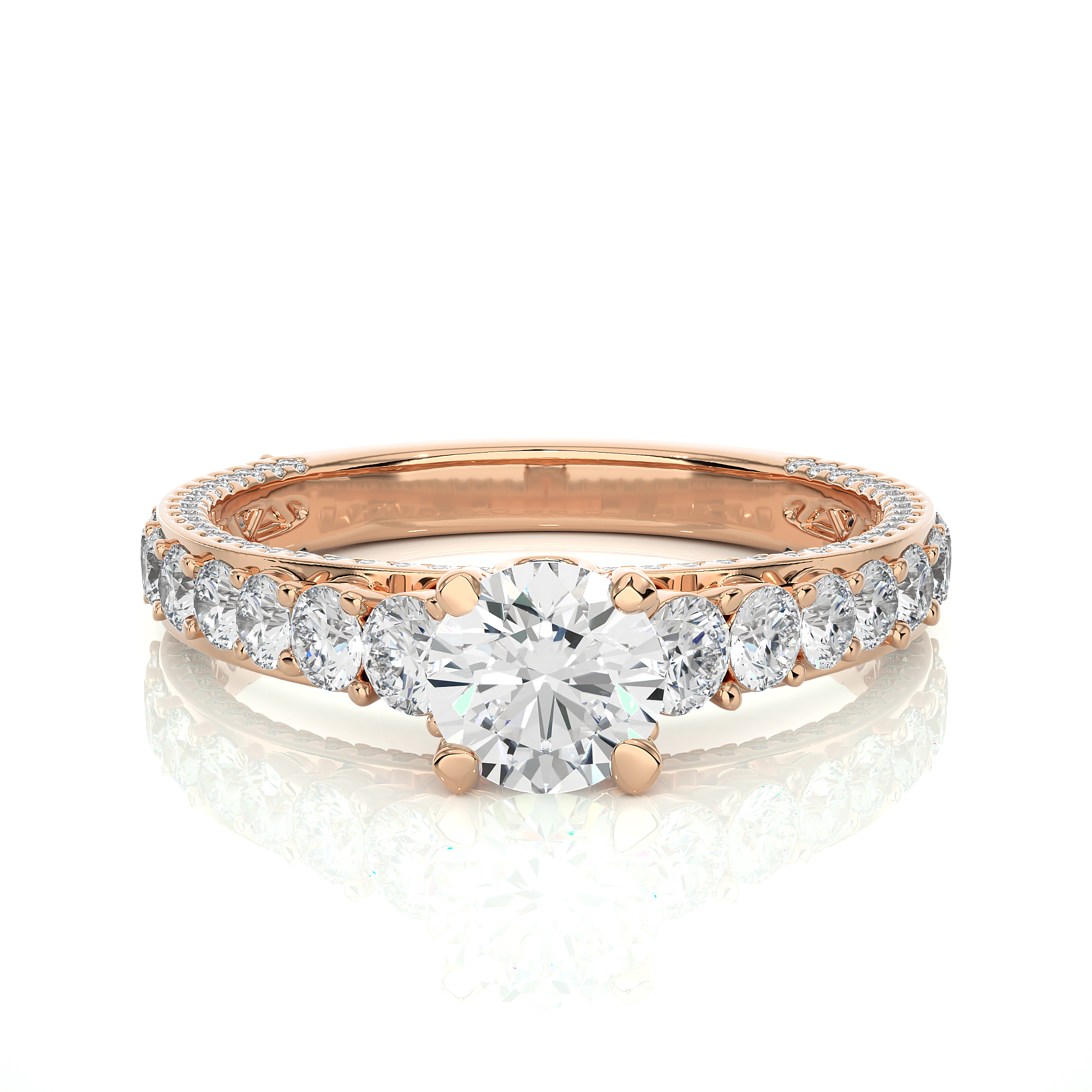 Echelon Spark Ring - 0.6 ct round