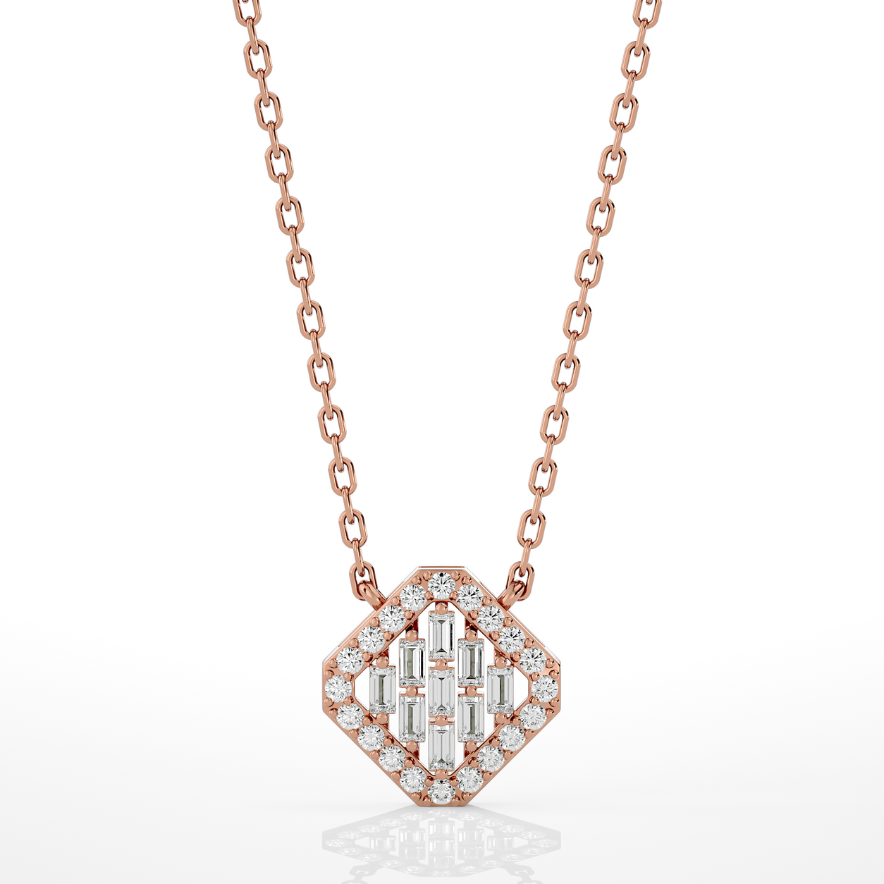 Baguette Necklace