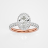 Seraphina Halo Ring - 1ct Oval