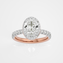 Seraphina Halo Ring - 1ct Oval