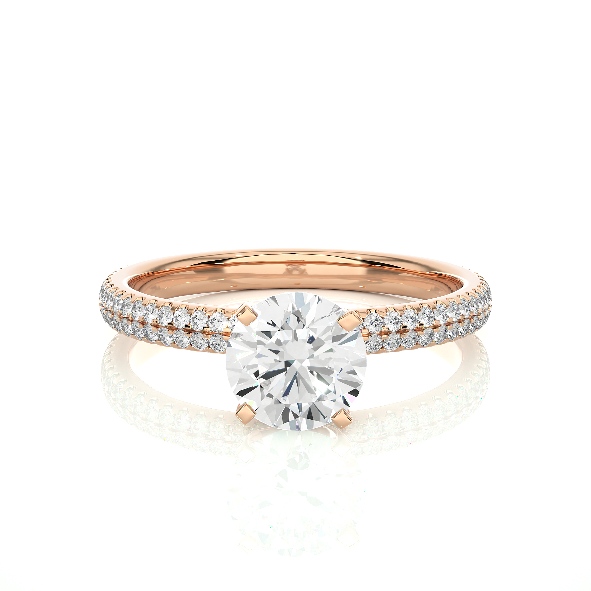 Lumina Pave - 0.8 ct round