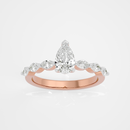 Celeste Pear Ring - 1 ct Pear