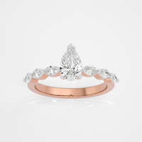 Celeste Pear Ring - 1 ct Pear
