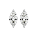 4 ct Marquise studs - Basket studs
