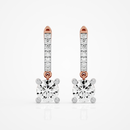 Halo Drop Earrings