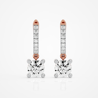 Halo Drop Earrings