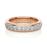 Princess Spark Half Eternity Band