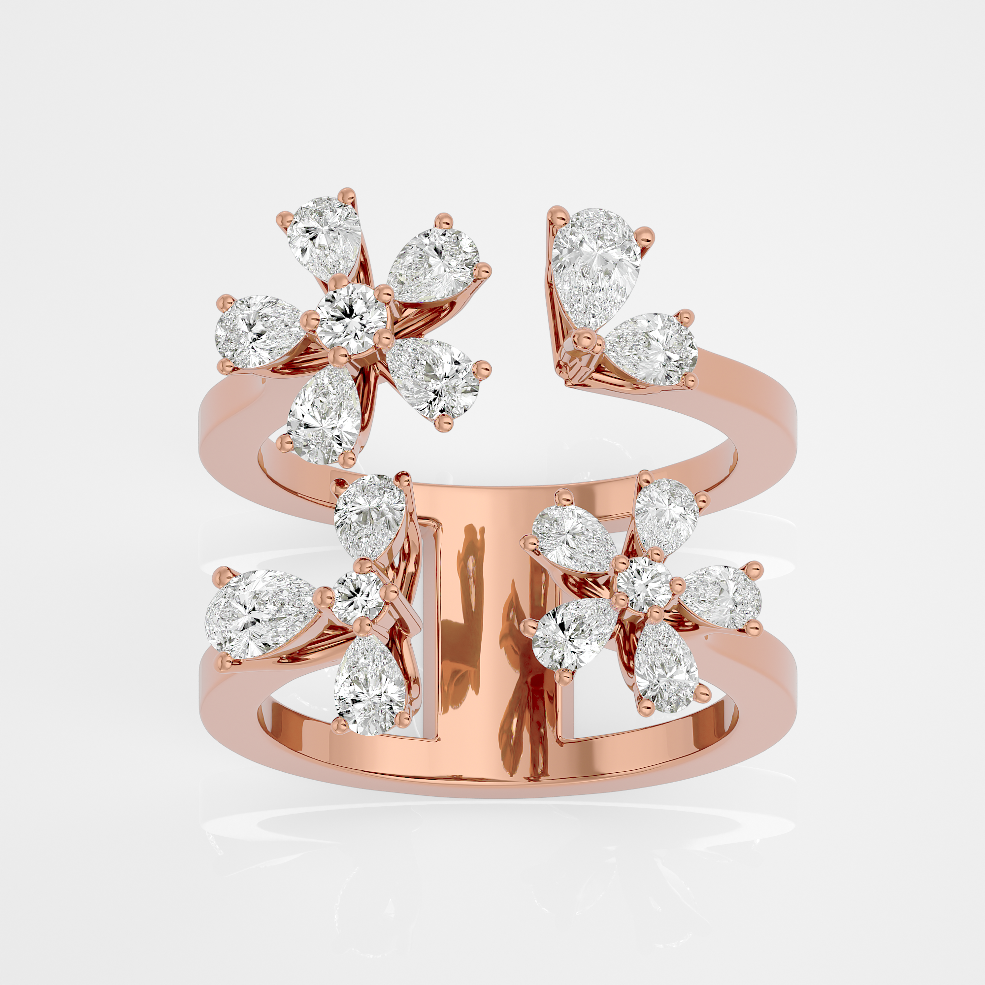 Floral Cluster Ring