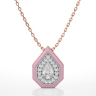 Pink Pear Pendant