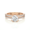 Aurora Twist Ring - 0.8 ct round