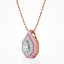Pink Pear Pendant