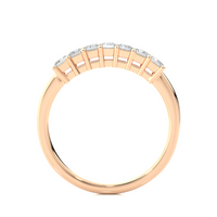 7 Princess-Cut Diamond Band