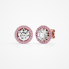 Amora Round Studs - 2.4 Round
