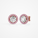 Amora Round Studs - 2.4 Round