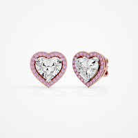 Amora Heart Studs