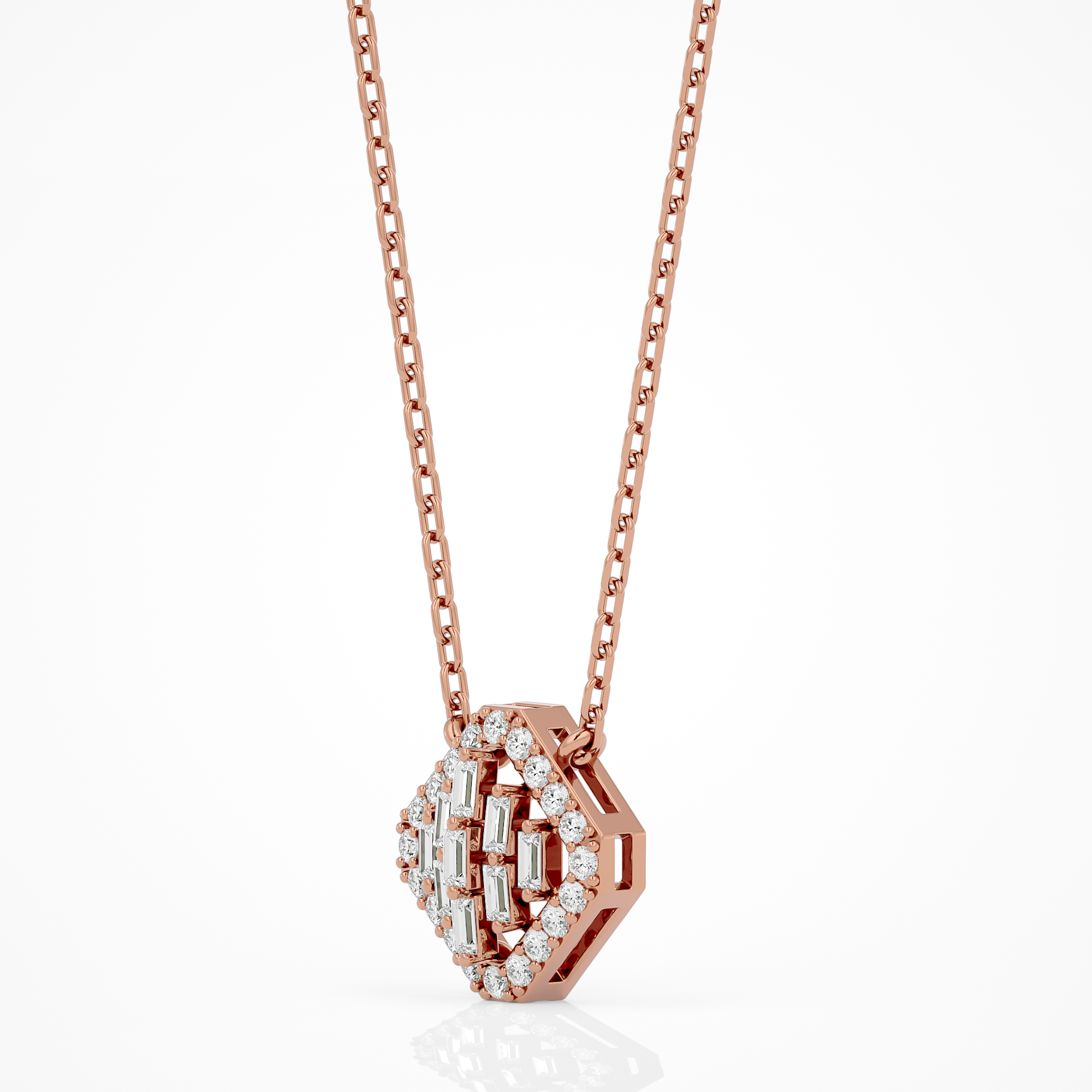 Baguette Necklace