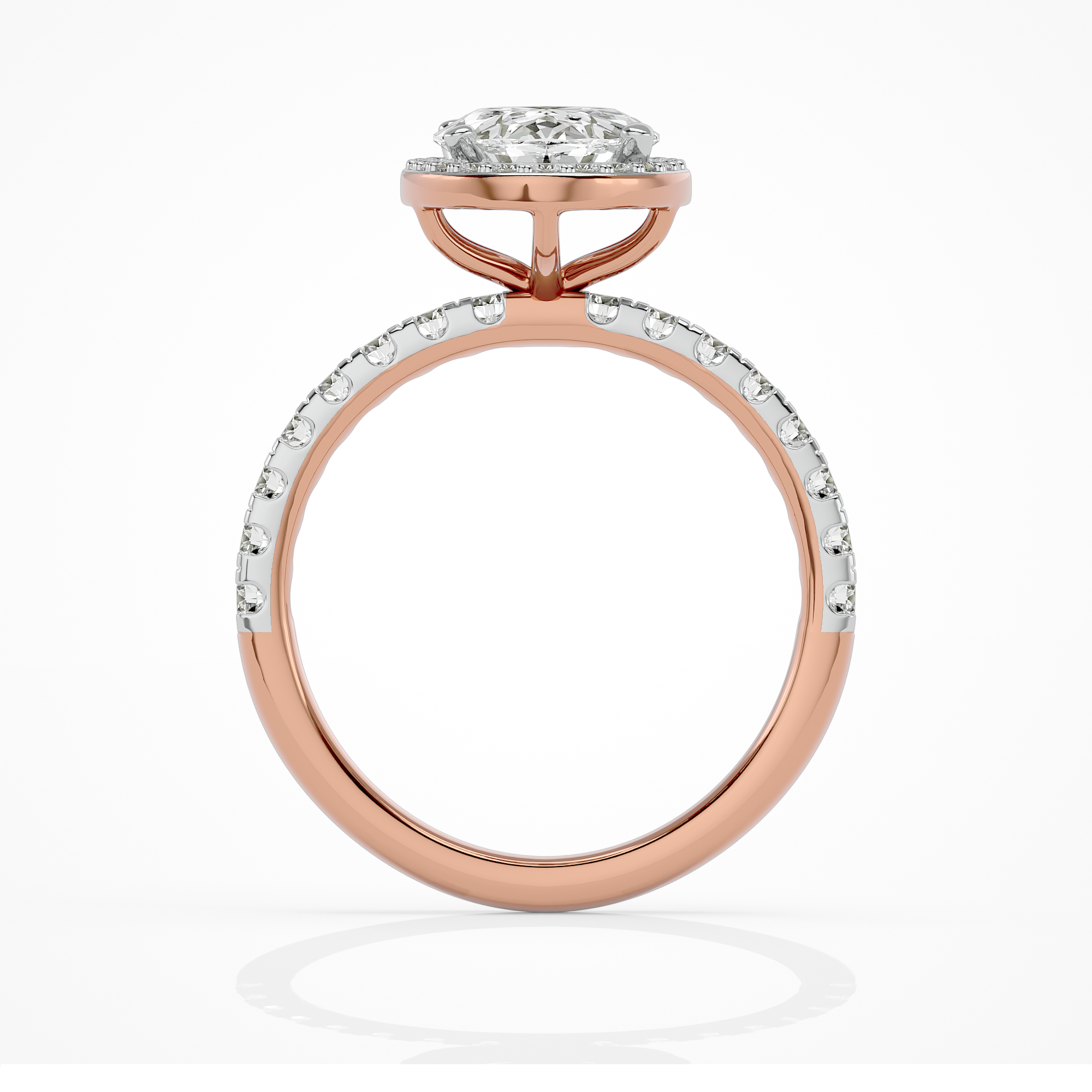 Seraphina Halo Ring - 1ct Oval