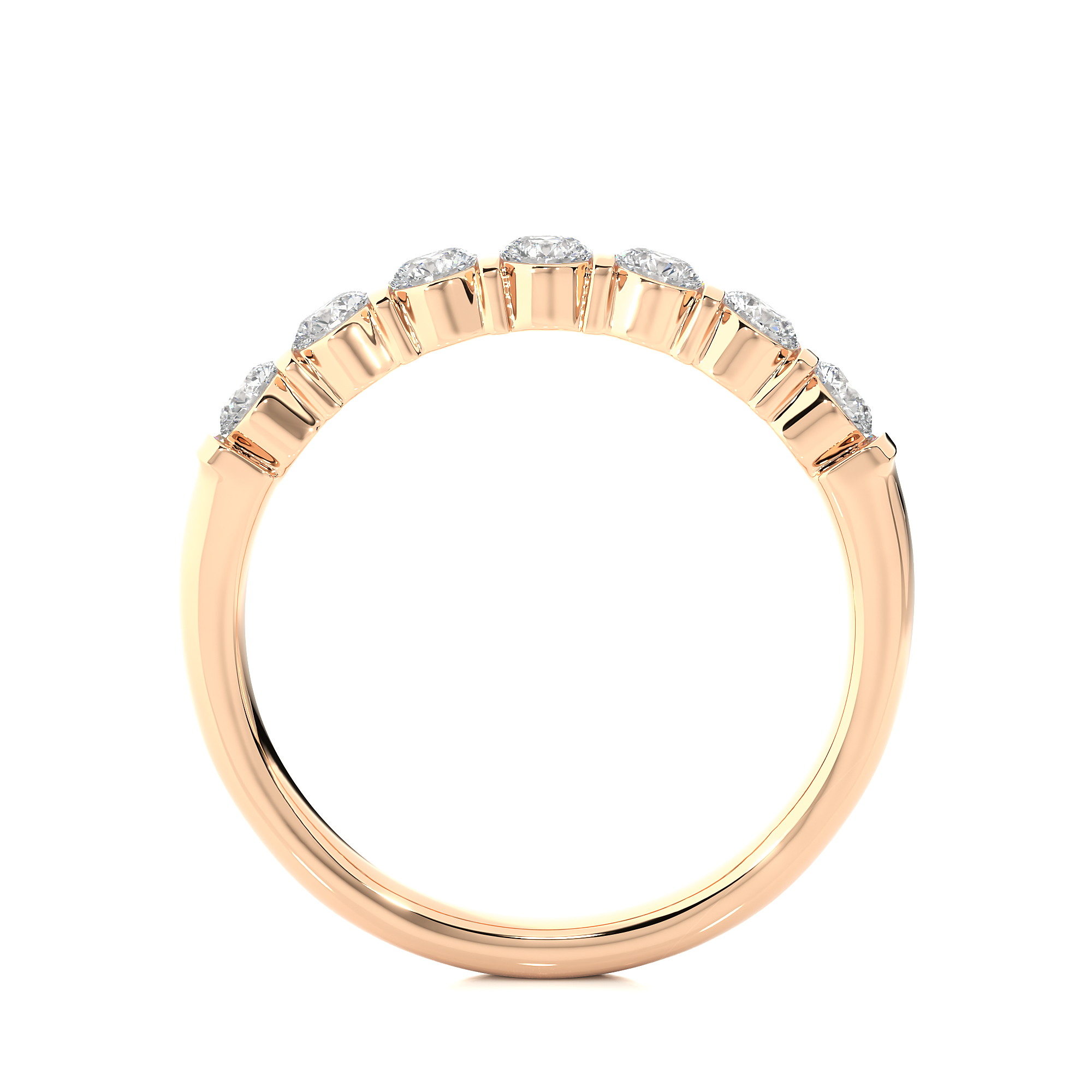 7 Round Brilliant Diamond Band
