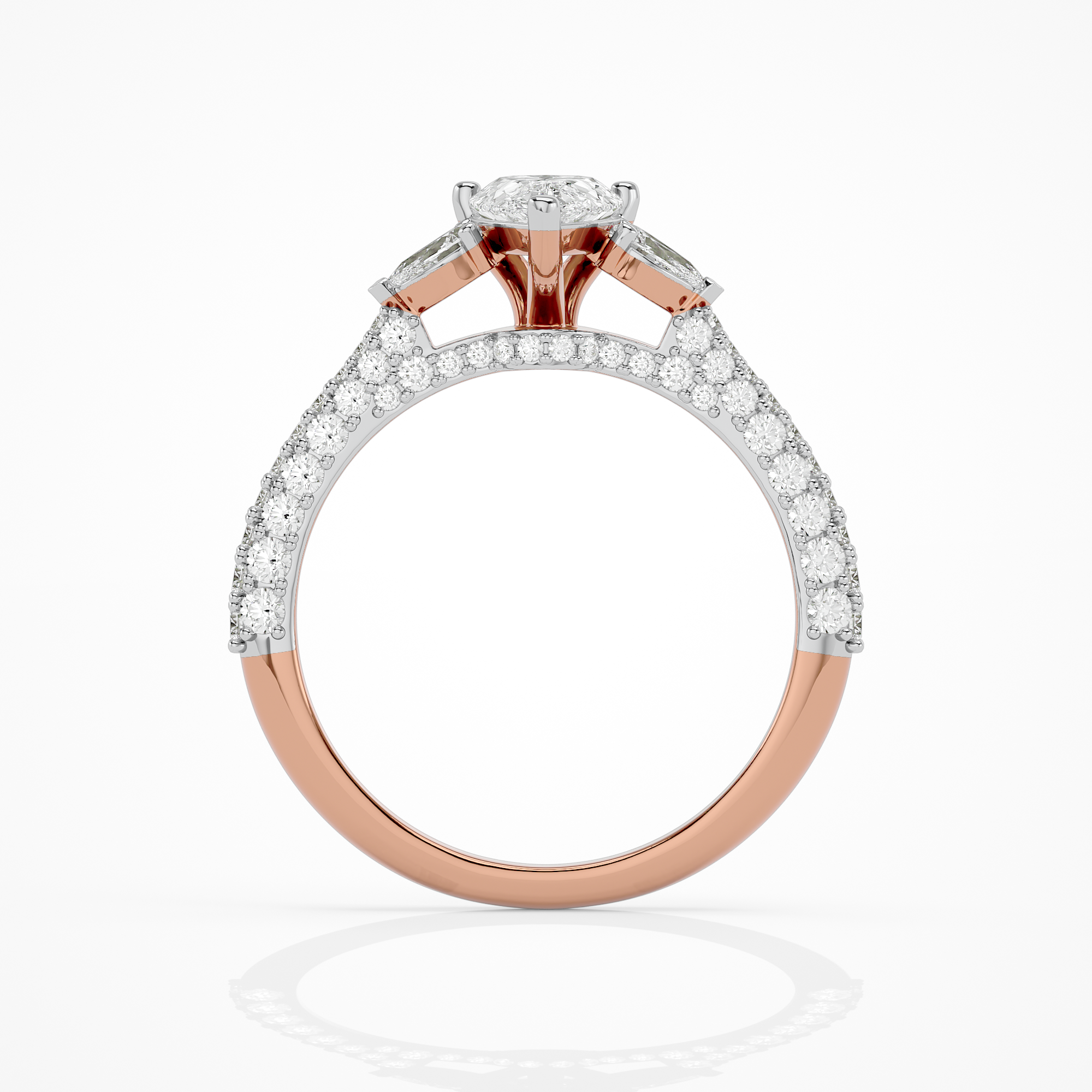 Serene Dewdrop Ring - 1.9 ct Pear