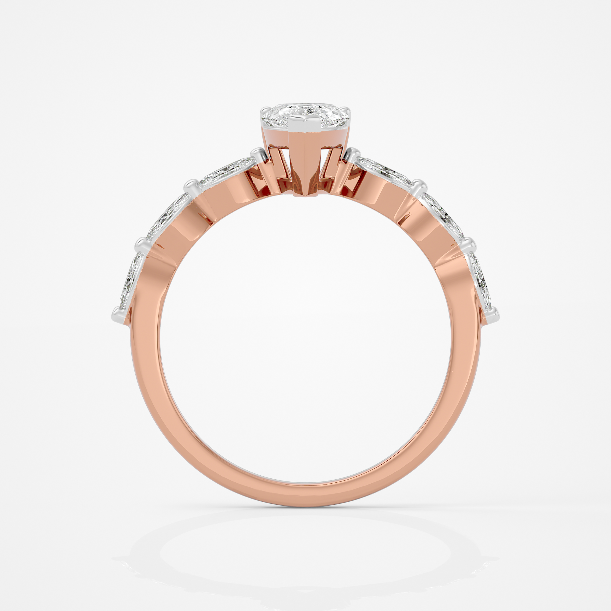 Celeste Pear Ring - 1 ct Pear