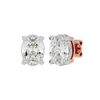 Oval studs - Basket setting