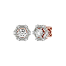 2 ct Infinite glow studs - Basket setting