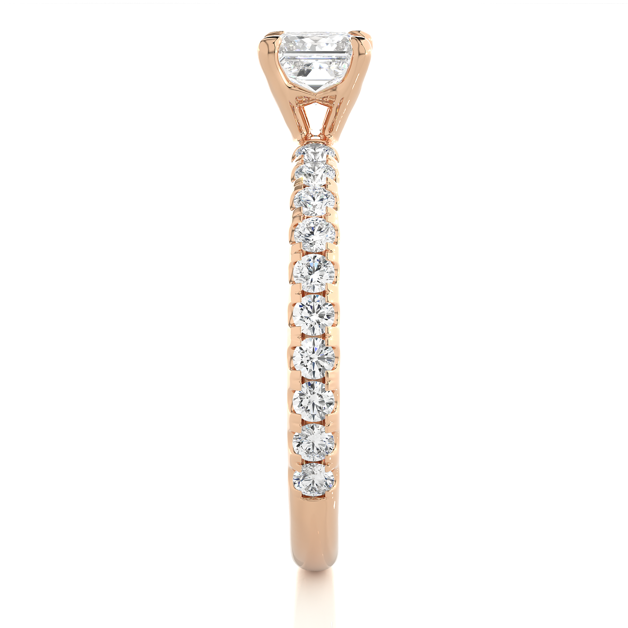 Apex Facet Ring - 0.6 cts princess