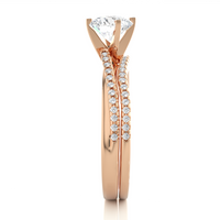 Linear Solitaire Ring - 0.5 ct round