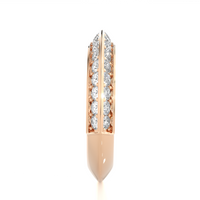 Two-Row Edge Diamond Band