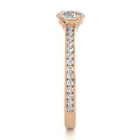 Aura Cascade Ring - 1 ct round