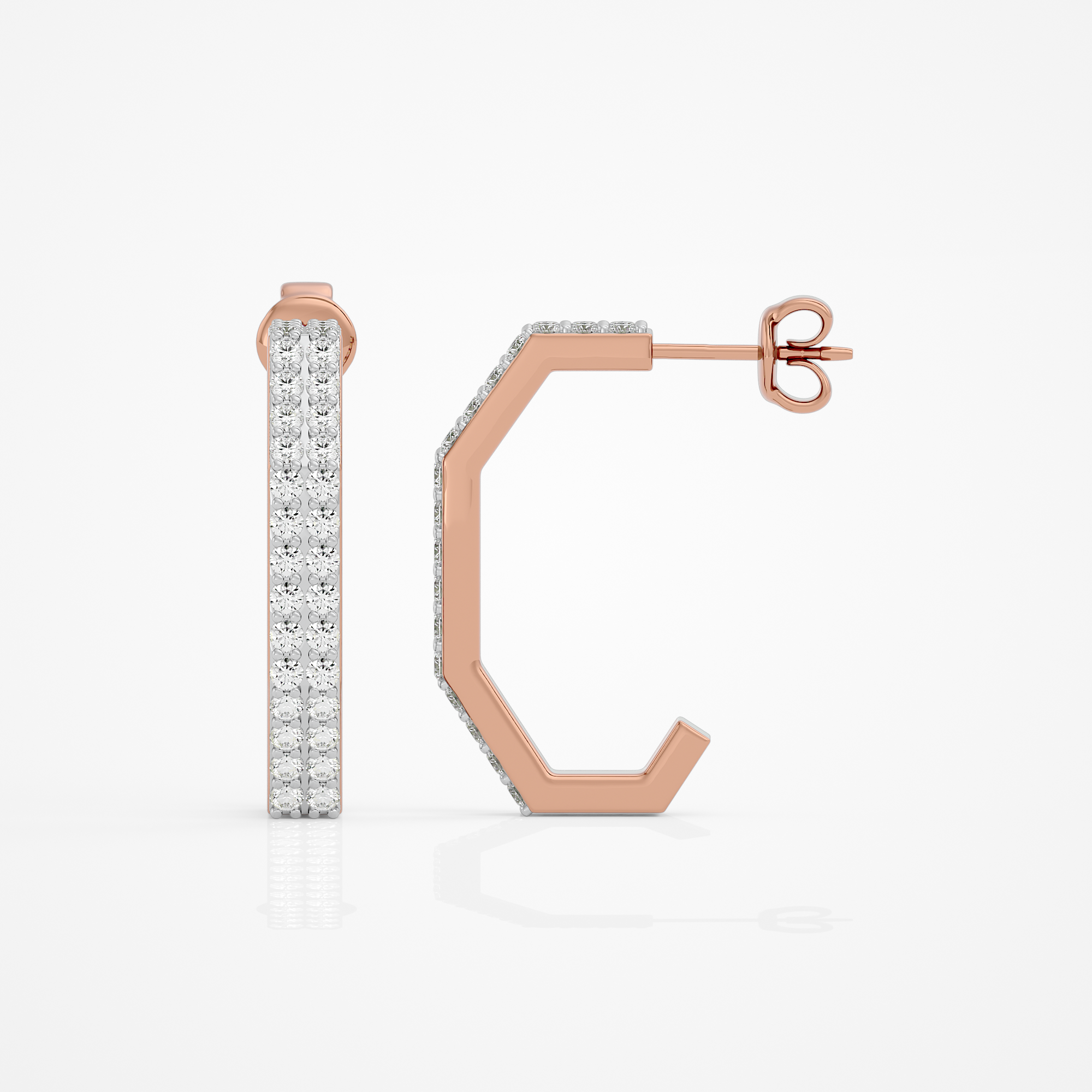 Zara Edge Hoops