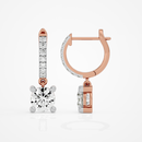 Halo Drop Earrings