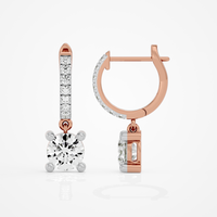 Halo Drop Earrings