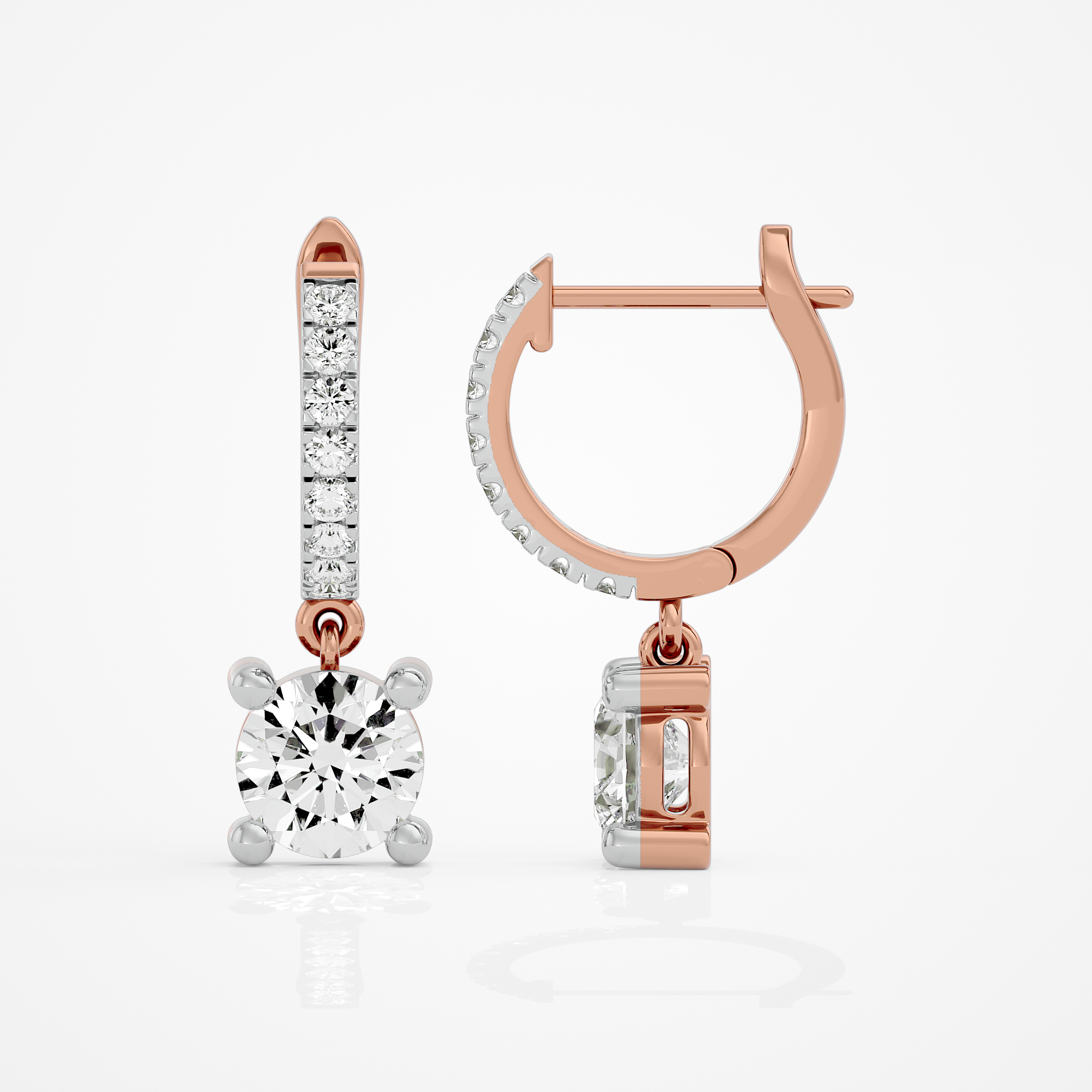 Halo Drop Earrings