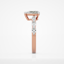 Celeste Pear Ring - 1 ct Pear