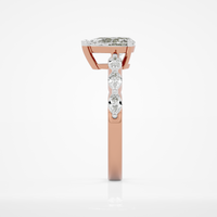 Celeste Pear Ring - 1 ct Pear