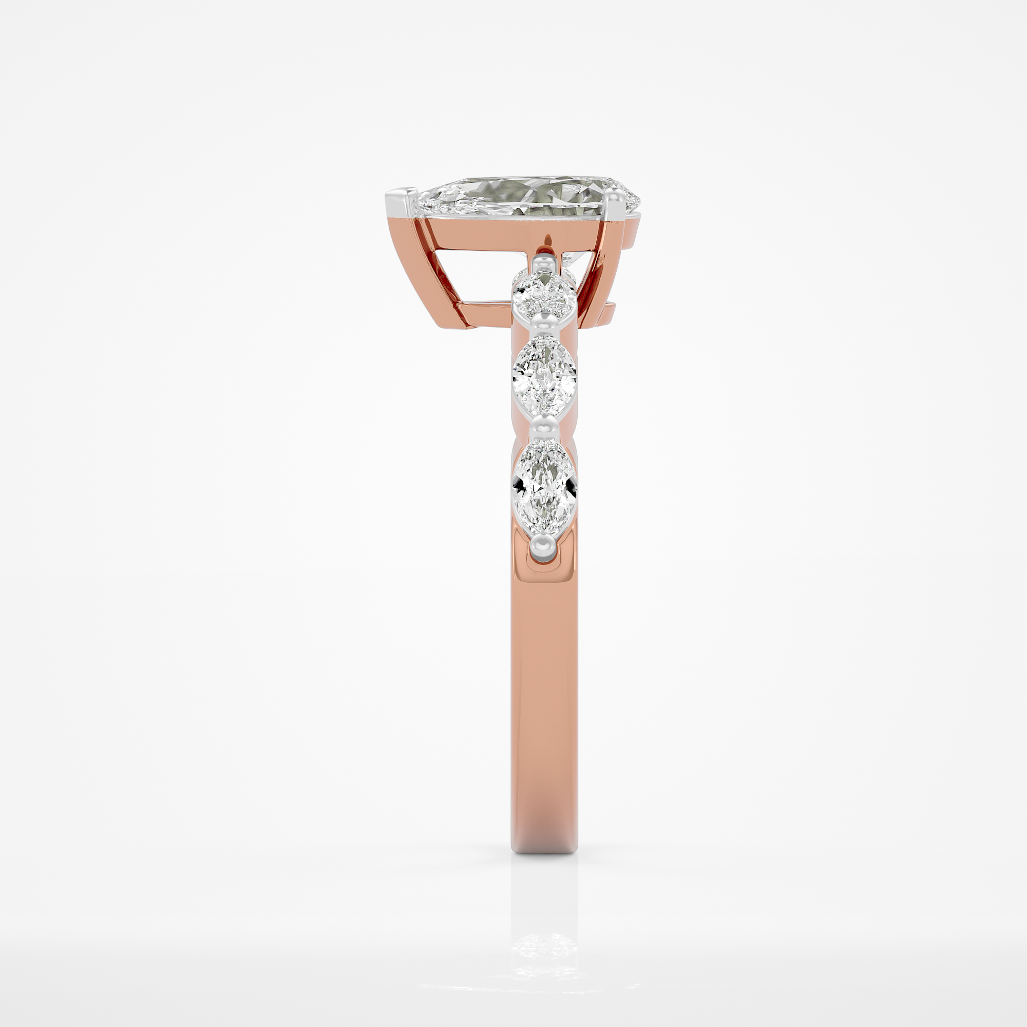 Celeste Pear Ring - 1 ct Pear