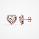 Amora Heart Studs