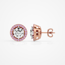 Amora Round Studs - 2.4 Round